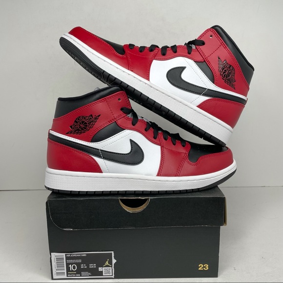 Jordan Other - Nike Air Jordan 1 Retro Mid “Chicago Black Toe”